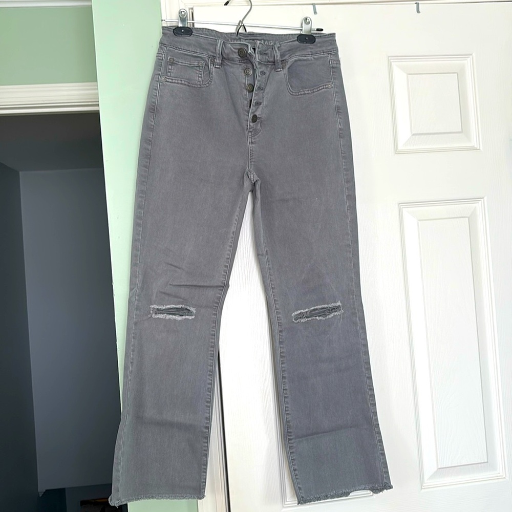 American eagle Cropped flare jeans